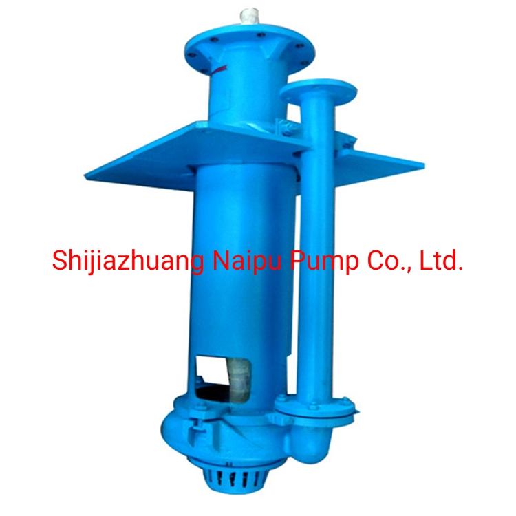 Drilling Fluids Vertical Rubber Submersible Slurry Pump 20m³ /H Capacity for Mining with Motor