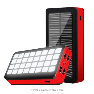 PS900 30000mAh 4 porte USB Solar Power Bank 32